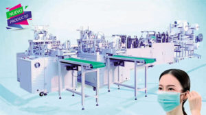 Línea de producción de máquina de mascarilla automática